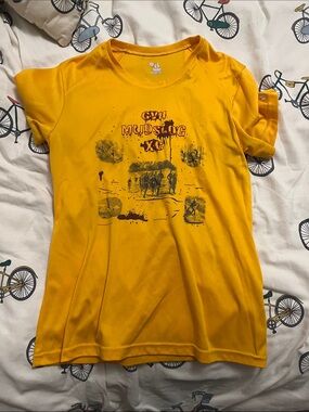 7/$20 GVH MUDSLOG XC DRY FIT Graphic Yellow Short-Sleeve Active Tee